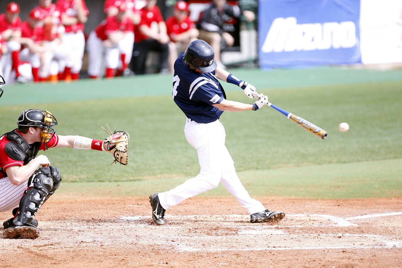 batting the ball